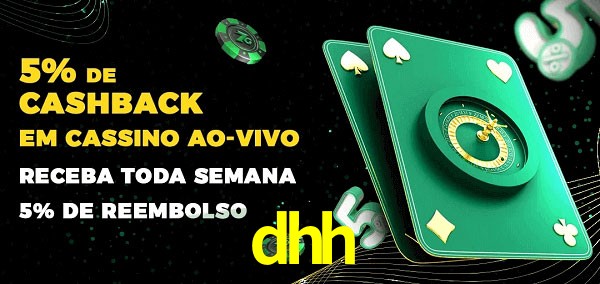 Promoções do cassino ao Vivo dhh